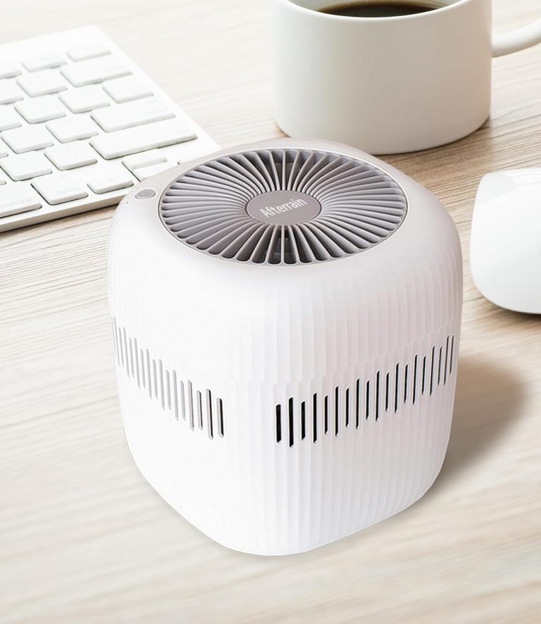Elbe Inno Mini humidificateur 2,5 litres, humidificateur d'air sans brouillard, batterie USB-C