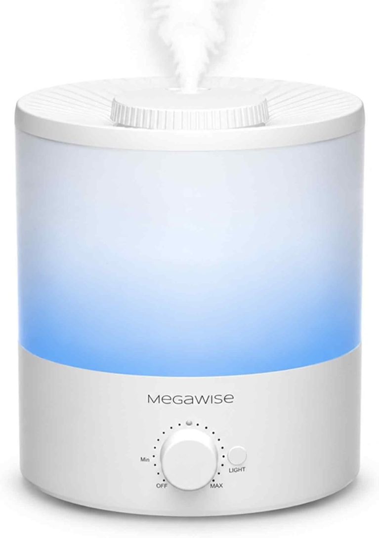 MEGAWISE Humidificateur à brume froide de 1,5 L, diffuseur d'huiles essentielles, ultrasons silencieux